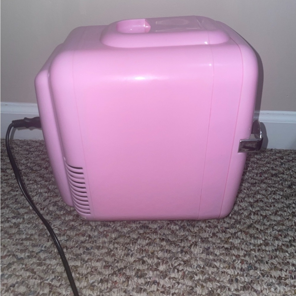 Pink Mini fridge